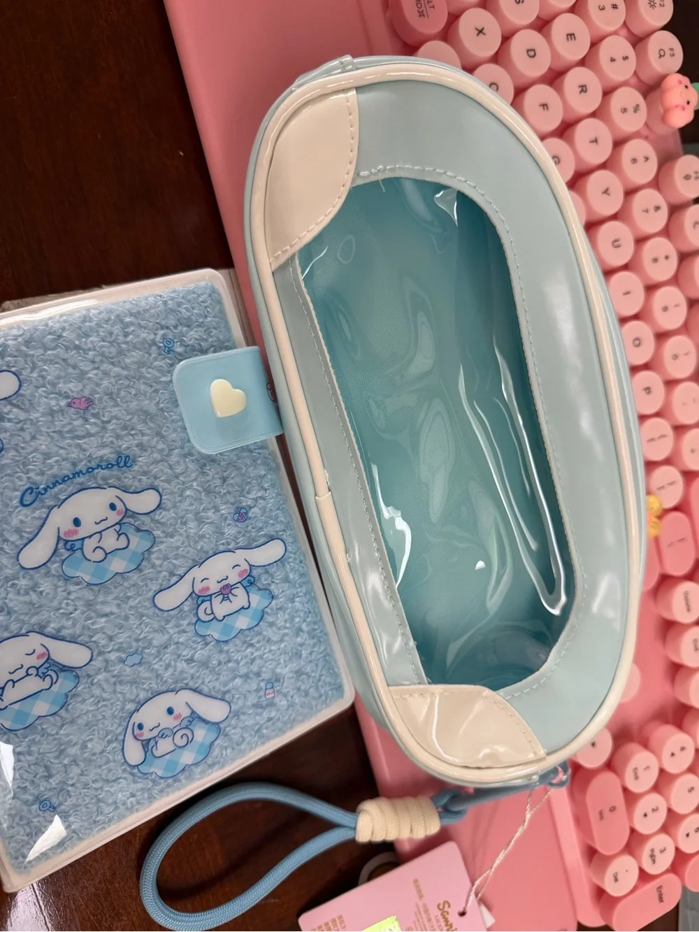 Cinnamoroll Blue & Cream Pencil Accessory Pouch